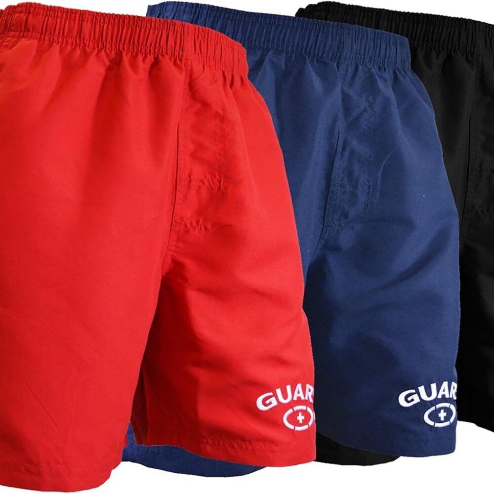 Men's Guard Board Shorts Swim Trunks Mesh Liner
